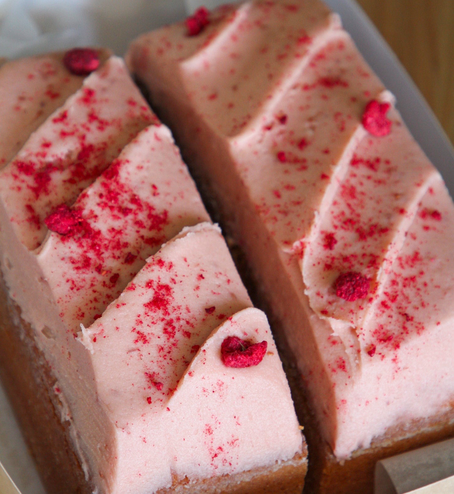 Raspberry Butter Bar Cake