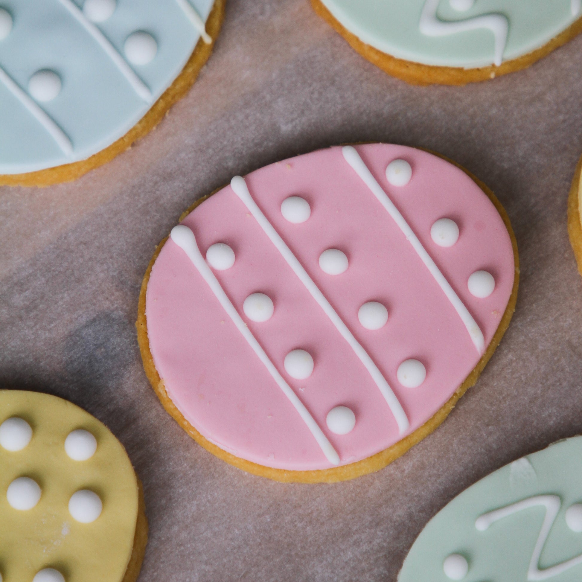 Easter Fondant Cookies