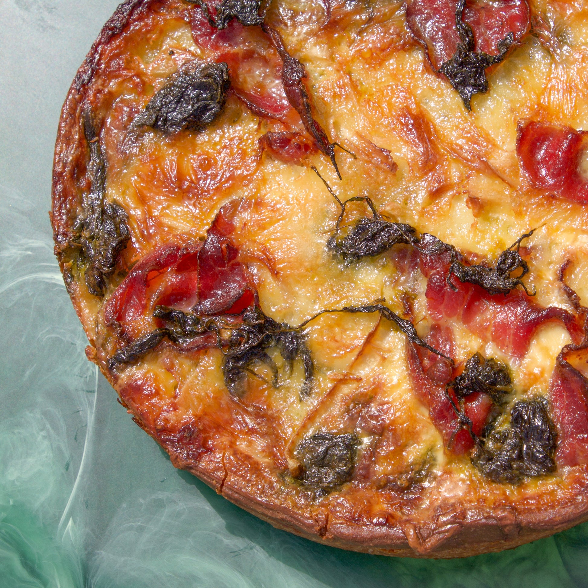 Prosciutto and Brie Round Tart