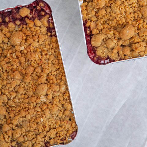 Apple and Berry Crumble