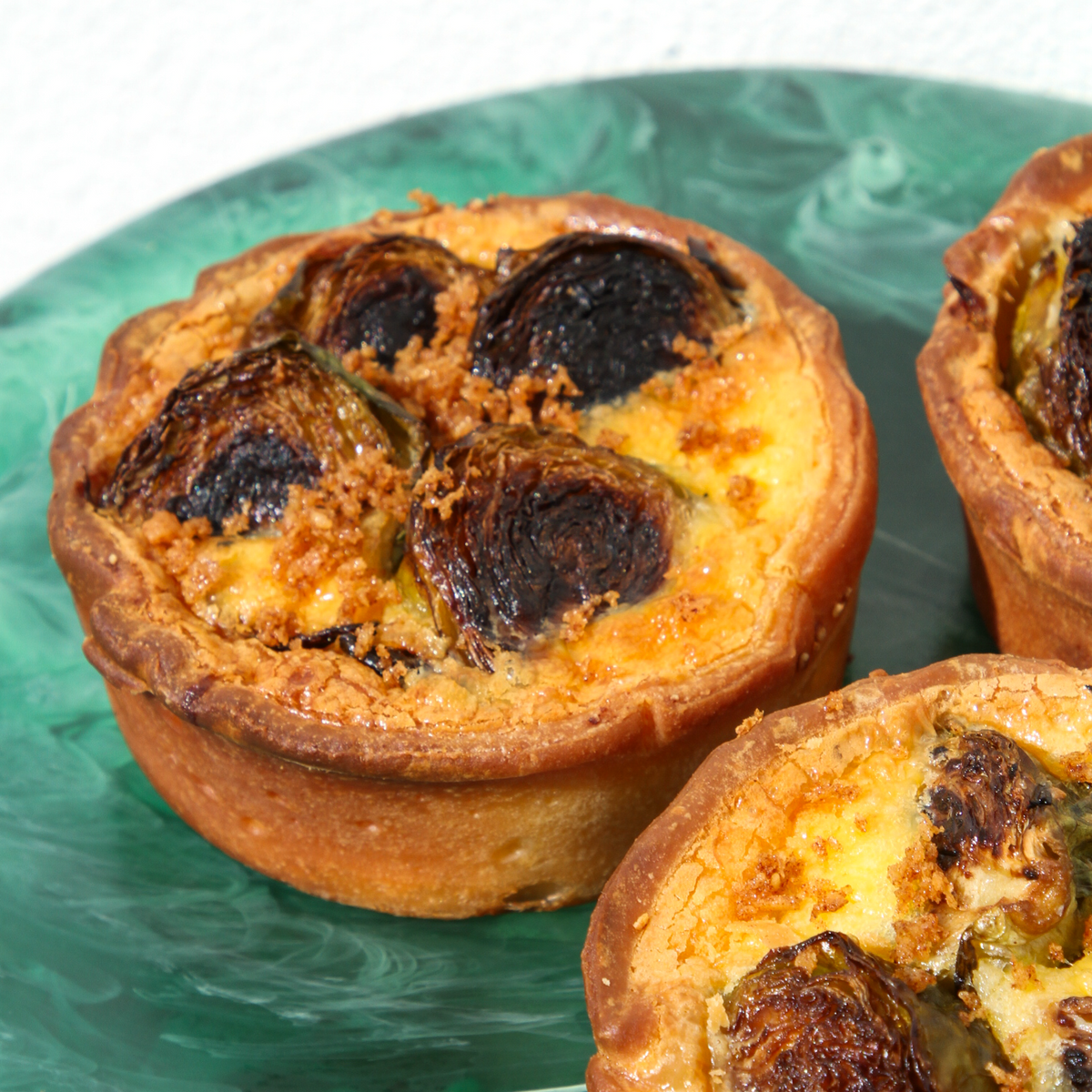 Brussel Sprout & Vegemite Panko Savoury Cup