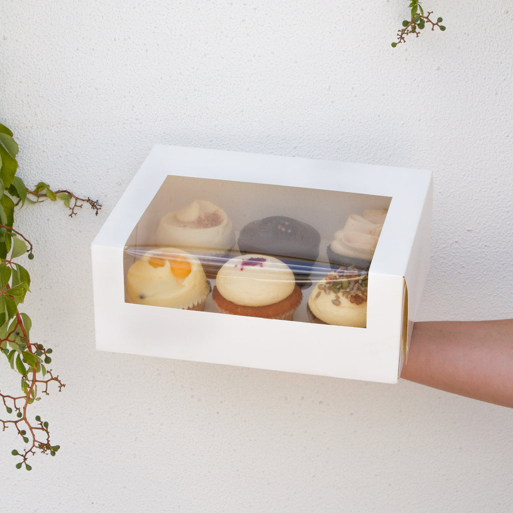 Assorted Cupcake Box | 6 pack