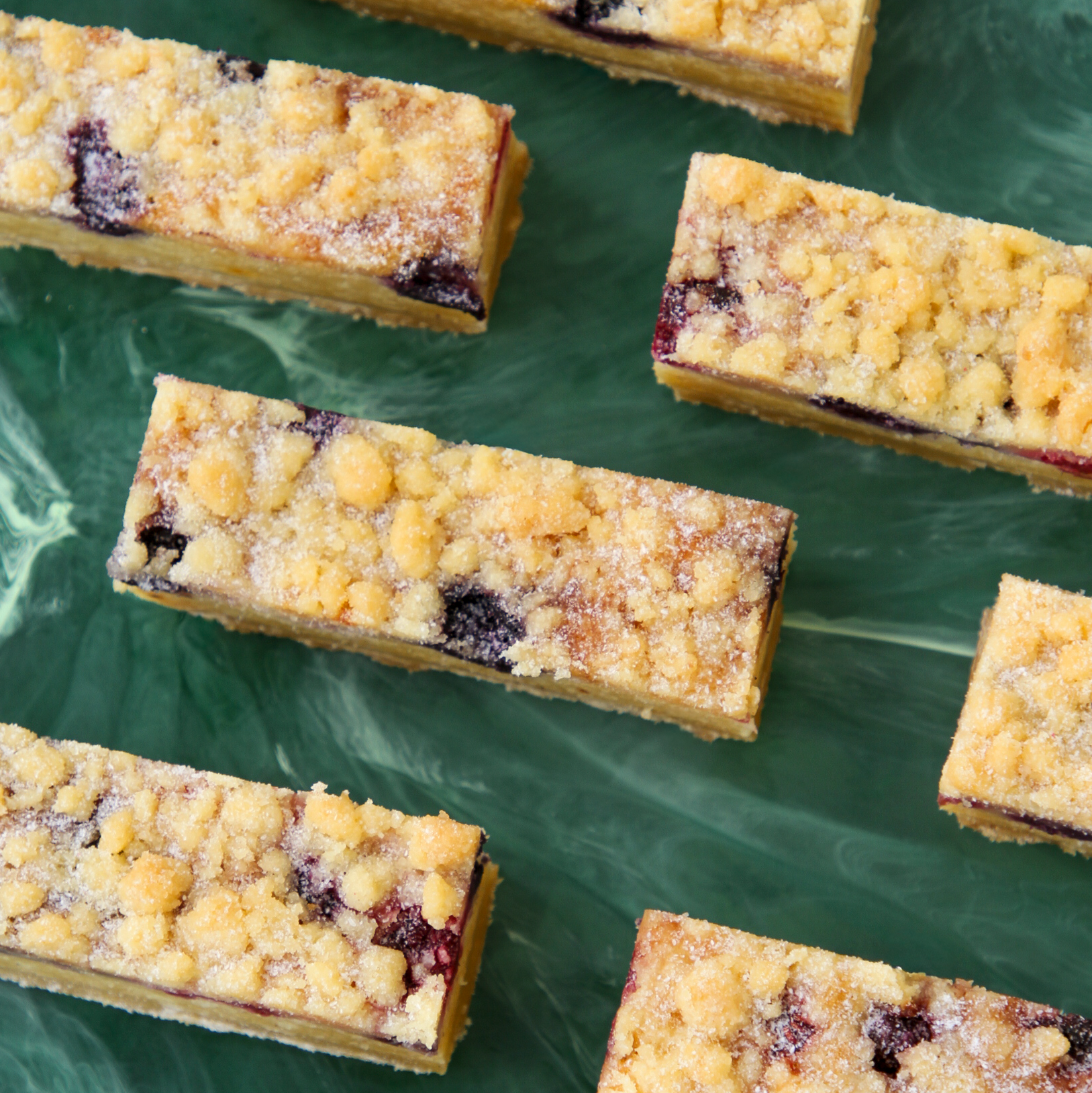 Berry Crumble Slice