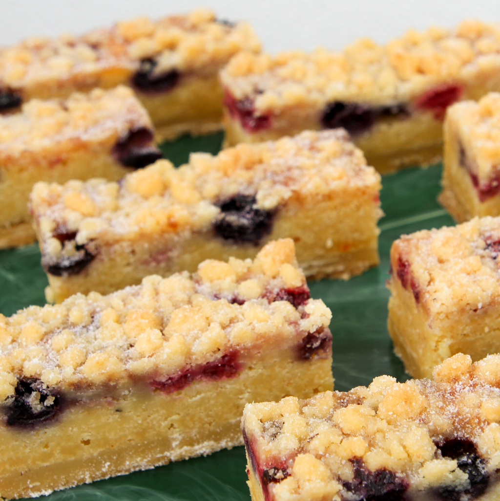 Berry Crumble Slice