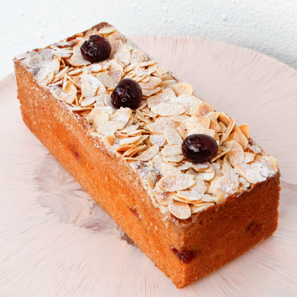 Cherry Almond Bar Cake