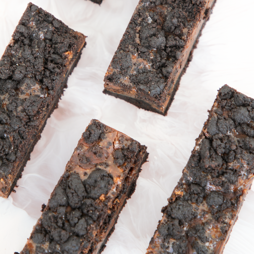 Chewy Chocolate & Caramel Brownie