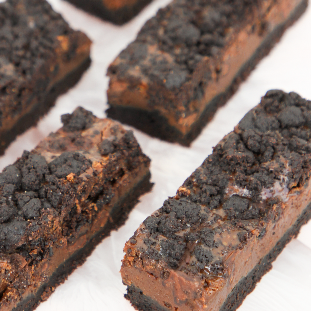 Chewy Chocolate & Caramel Brownie