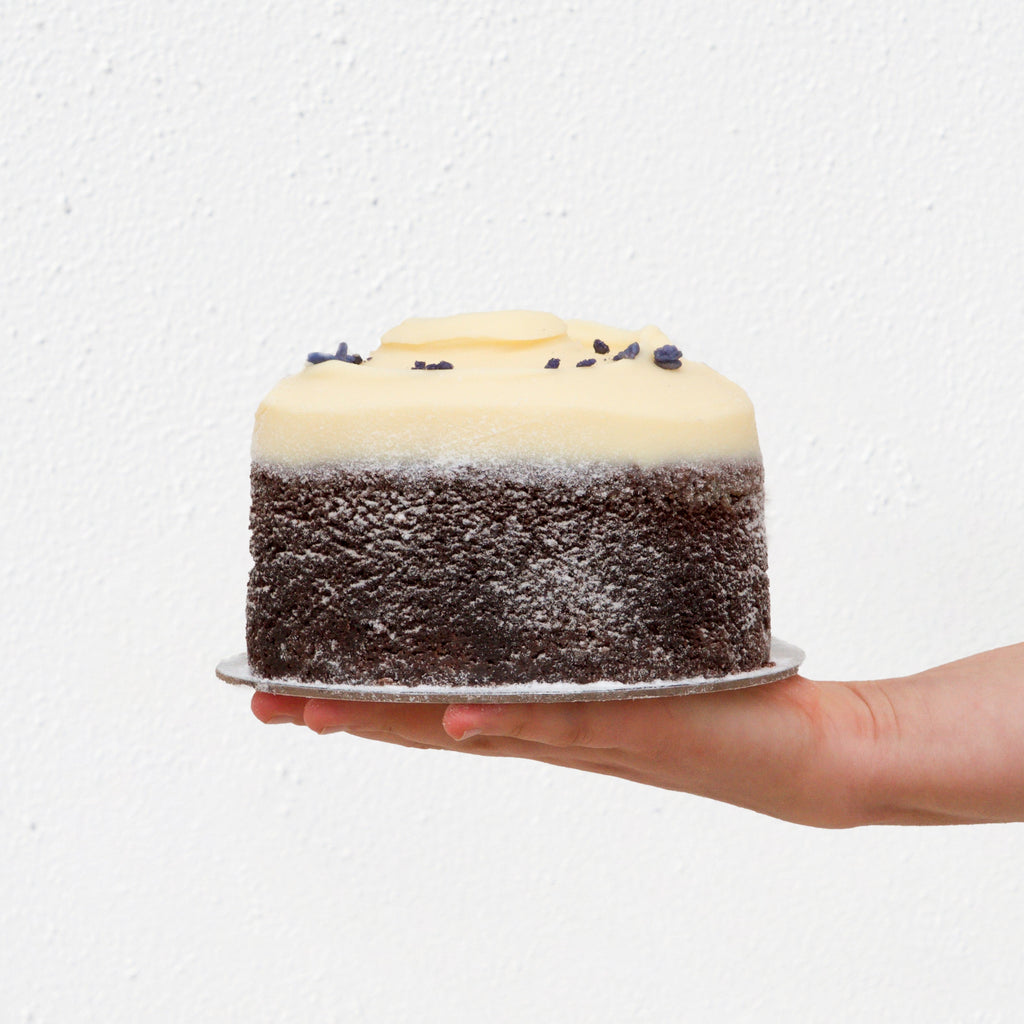 Chocolate Sour Cream Heart Cake