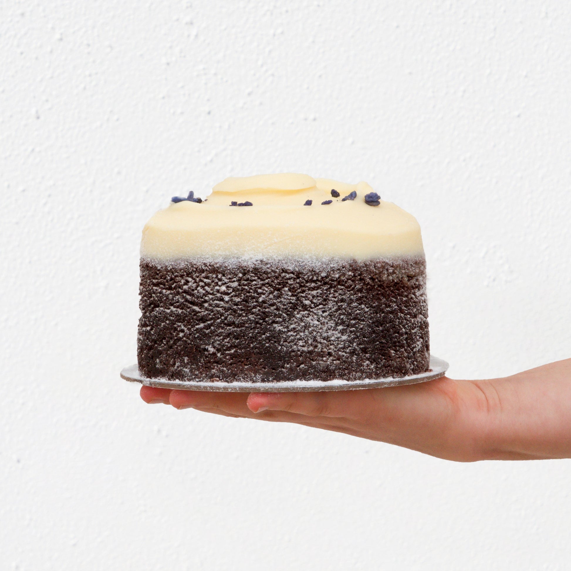 Chocolate Sour Cream Heart Cake