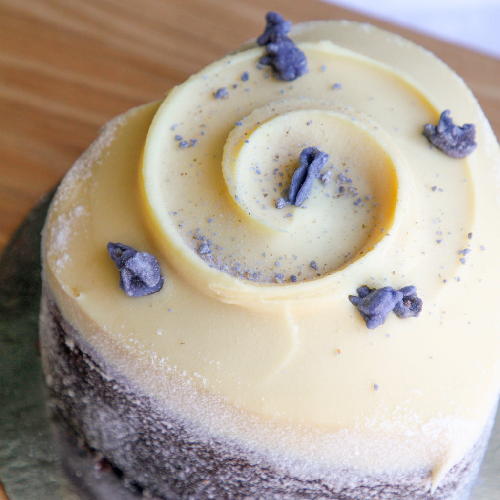 Chocolate Sour Cream Heart Cake