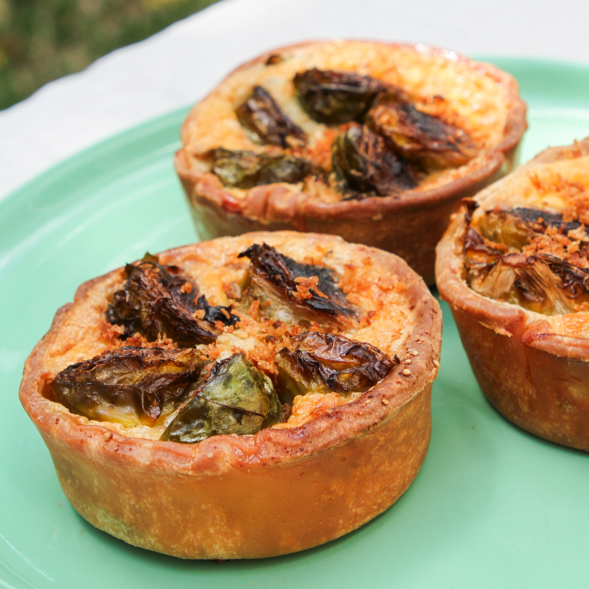 Brussel Sprout & Vegemite Panko Savoury Cup