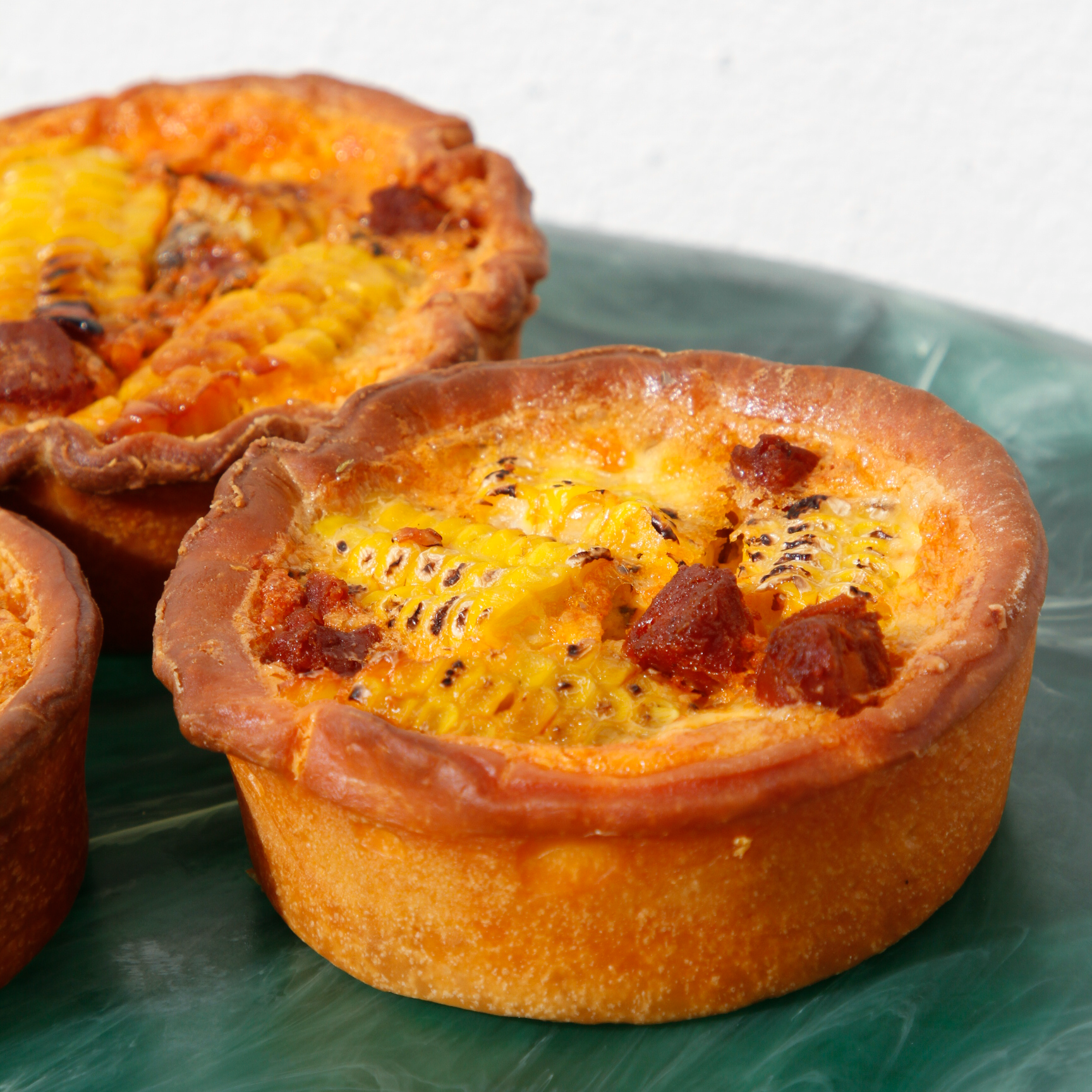 Sweetcorn, Chorizo & Manchego Savoury Cup
