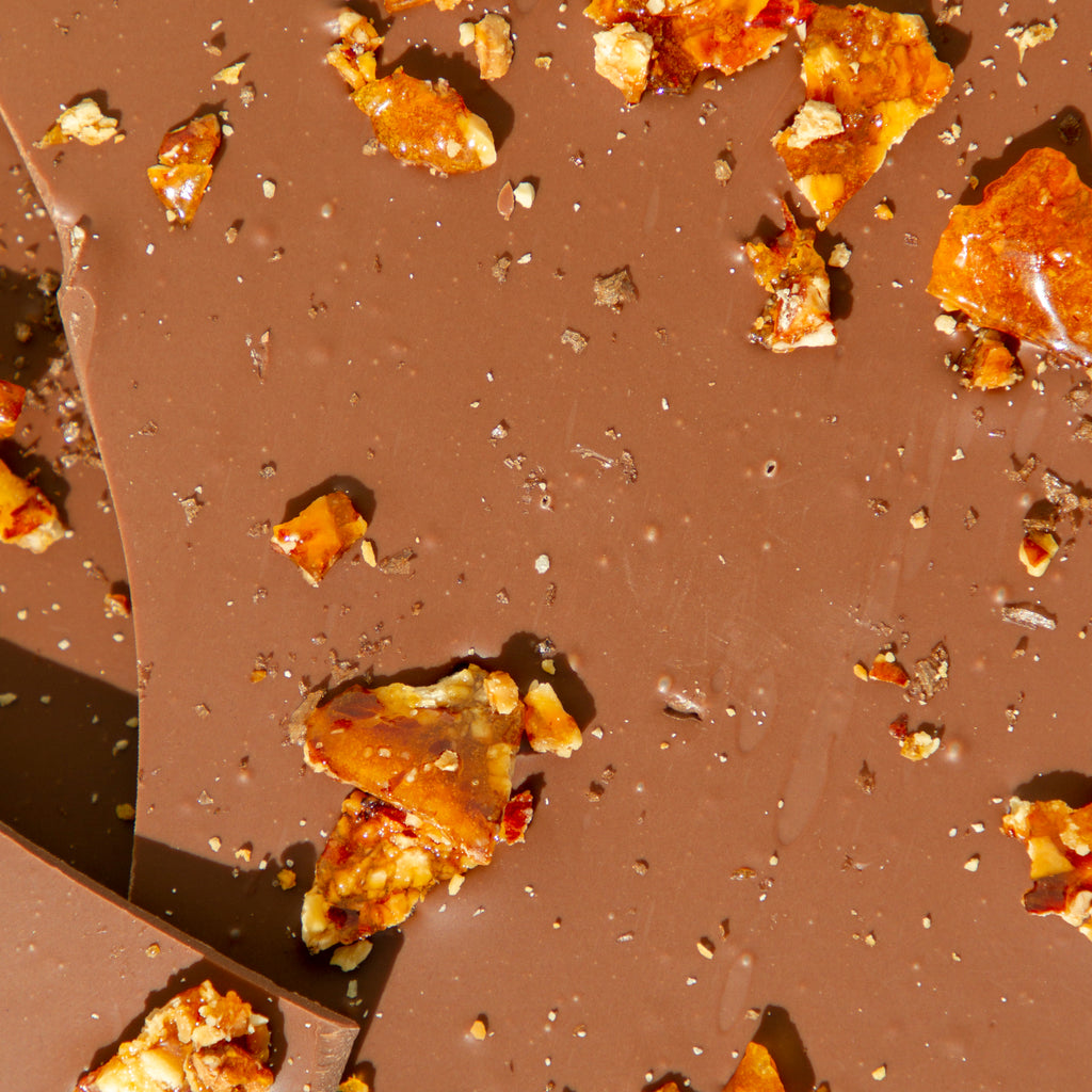 Nougatine & Smoked Sea Salt Bark