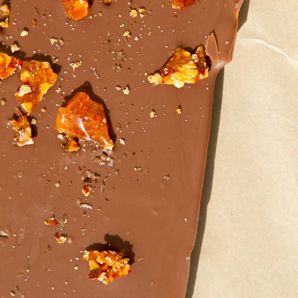 Nougatine & Smoked Sea Salt Bark