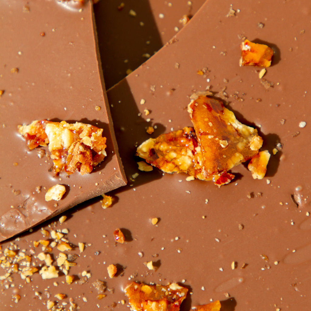 Nougatine & Smoked Sea Salt Bark