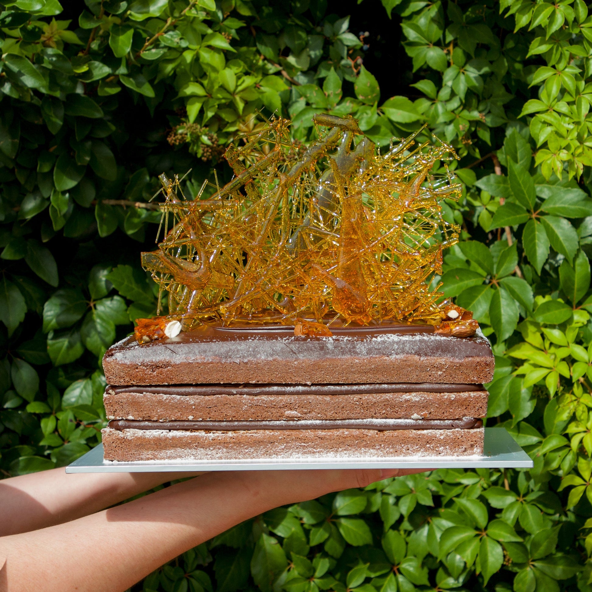 Flourless Chocolate Slab Cake