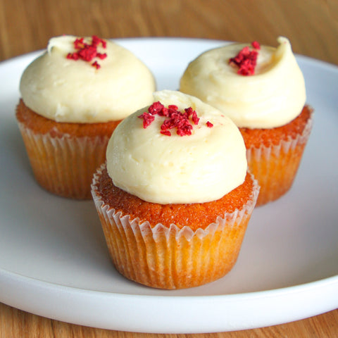 Flourless Vanilla Cream Cheese Cupcake