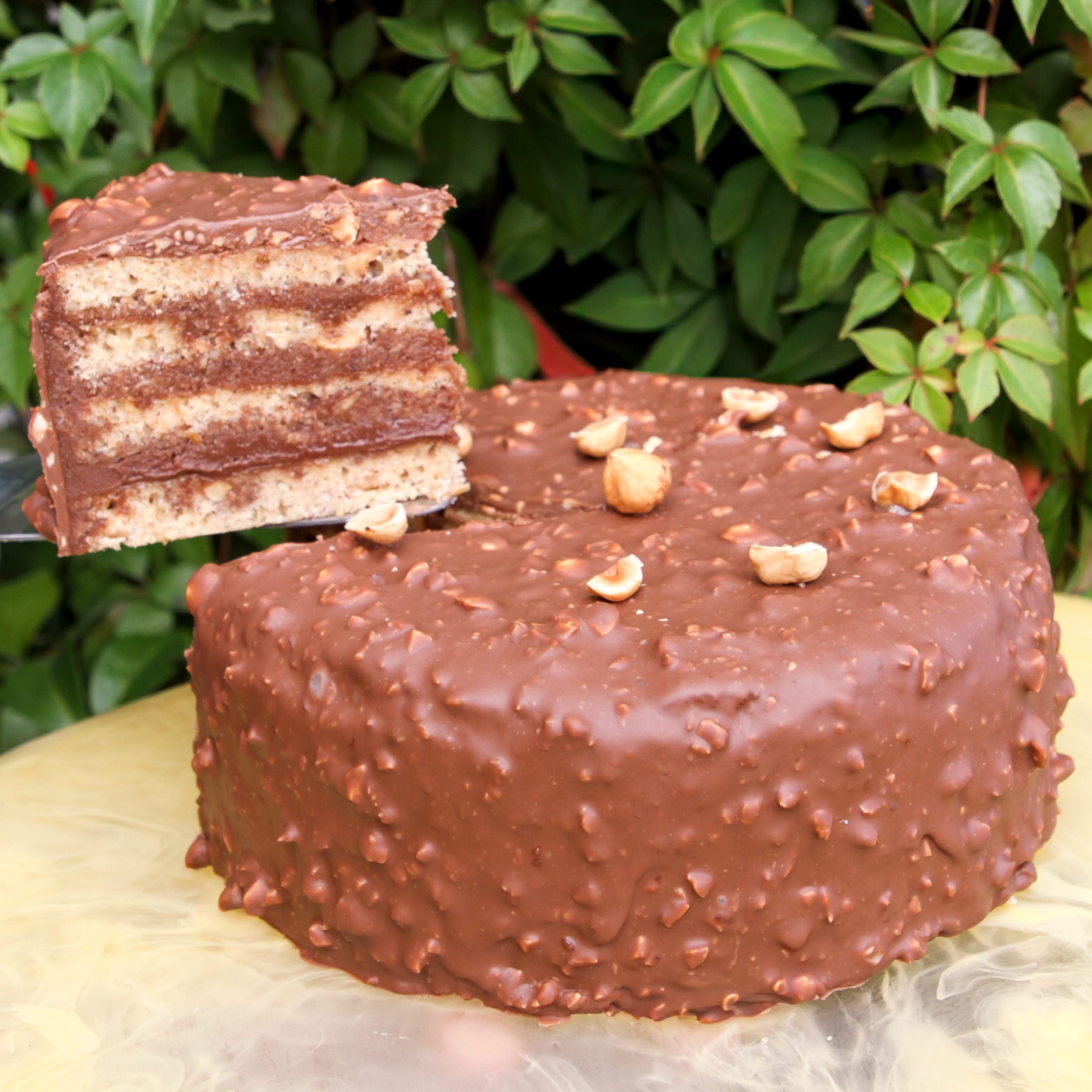 Milk Chocolate & Hazelnut Cake