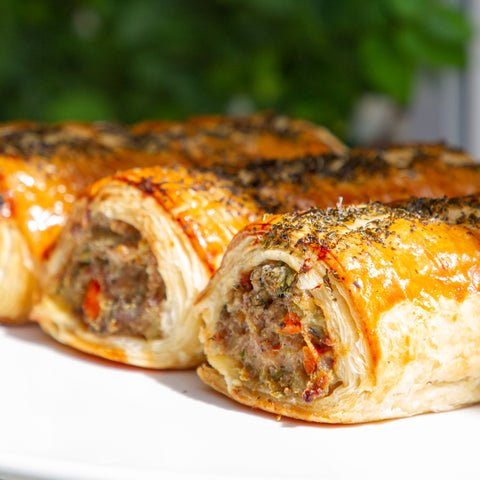 Mini Lamb & Mint Sausage Rolls