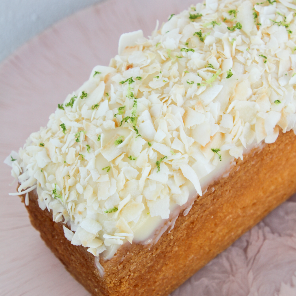Lime & Coconut Bar Cake