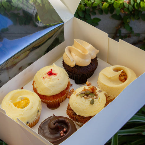 Assorted Cupcake Box | 6 pack