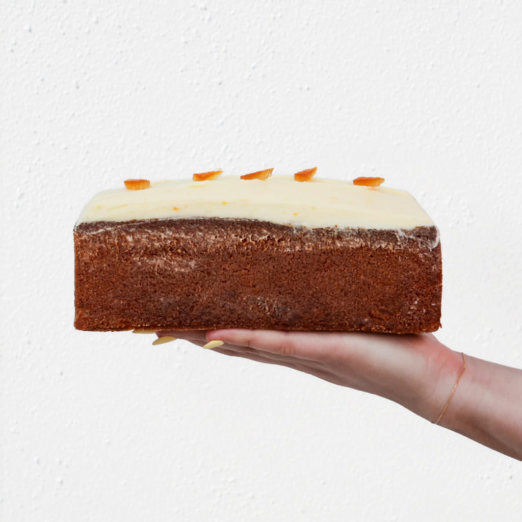 Orange and Almond Bar Cake