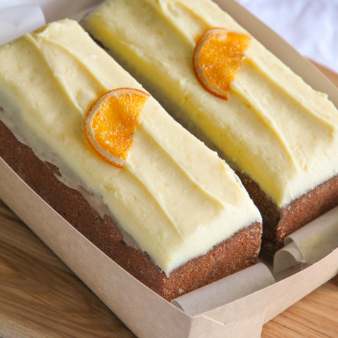 Orange and Almond Bar Cake