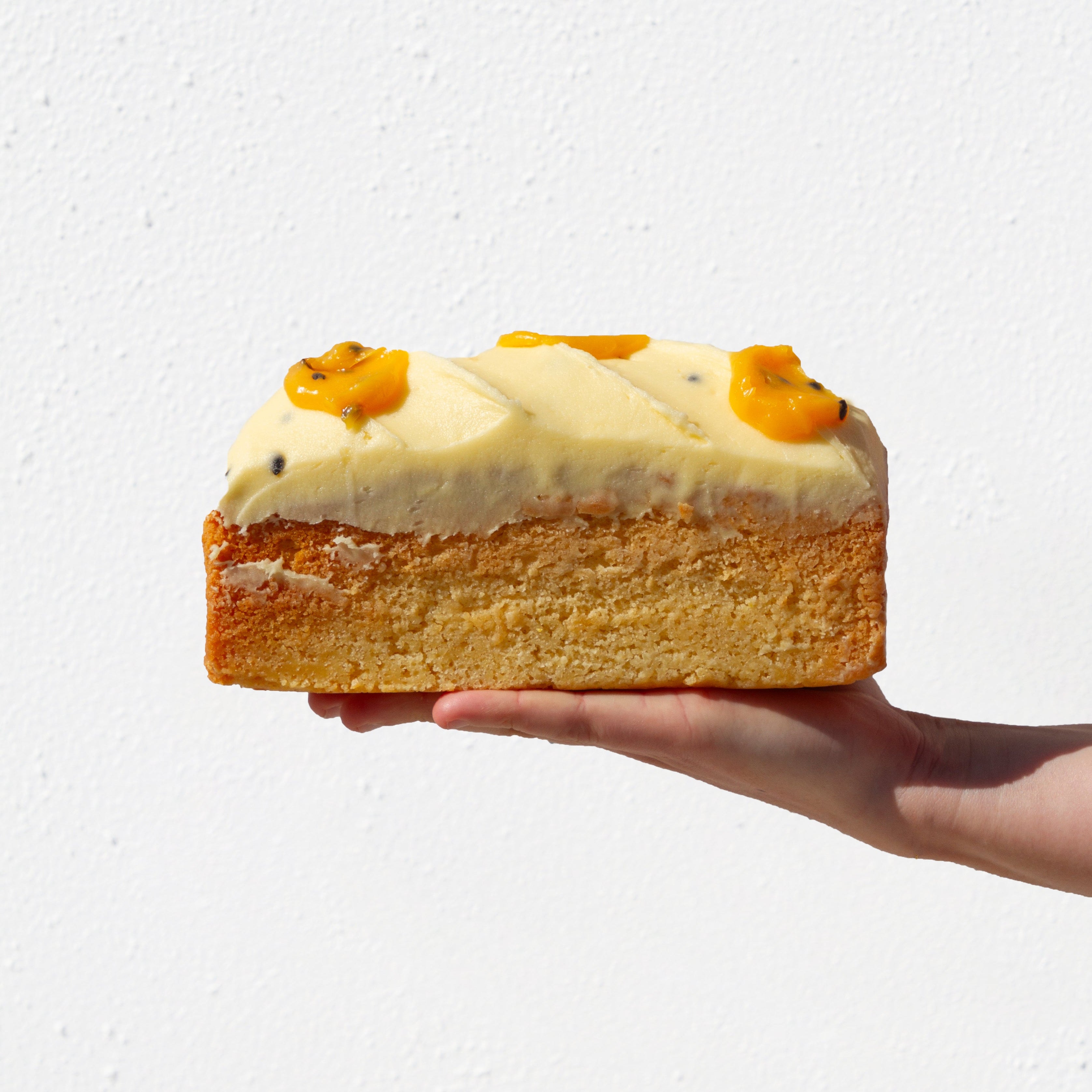 Passionfruit Butter Cake Bar