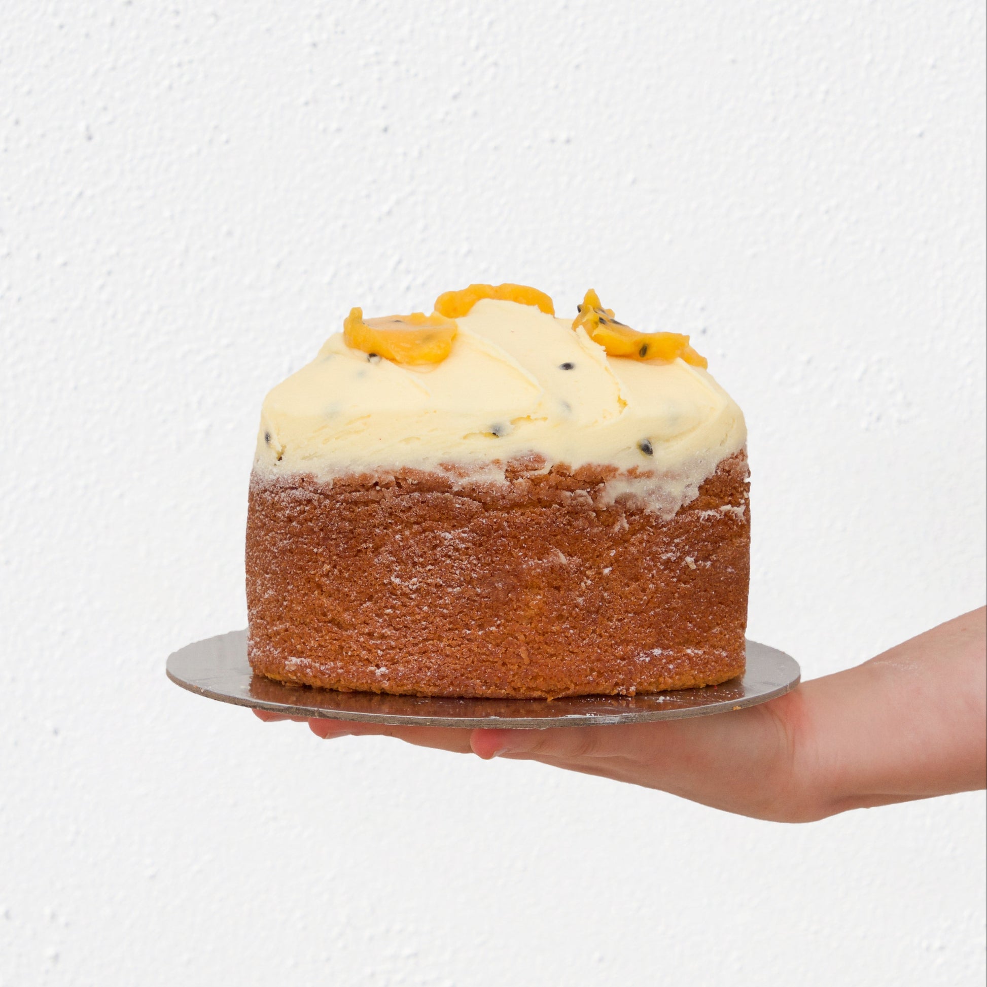 Passionfruit Butter Cake Heart