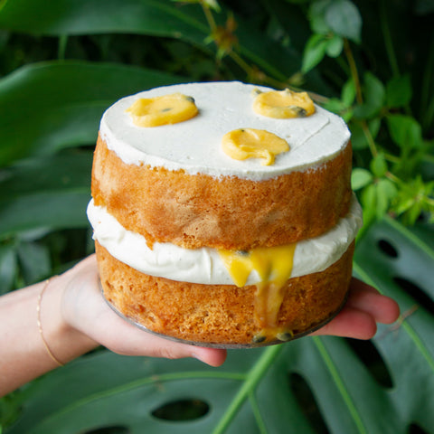 Passionfruit Sponge Cake