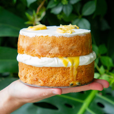 Passionfruit Sponge Cake
