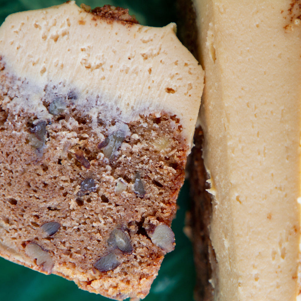 Pear and Pecan Bar Cake