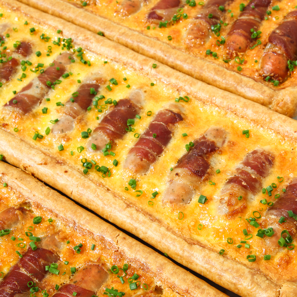 Pigs in Blanket Long Tart