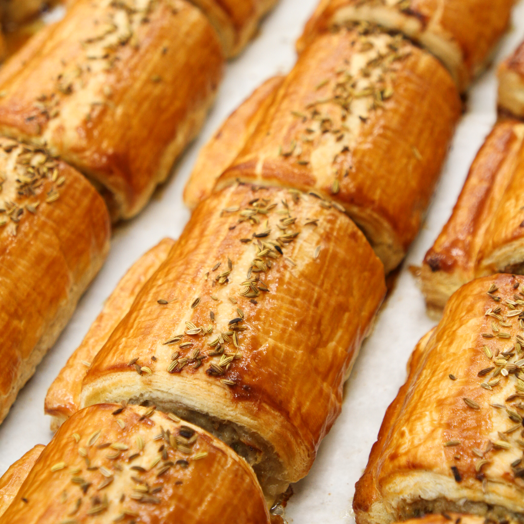Pork, Apple & Caraway Sausage Roll