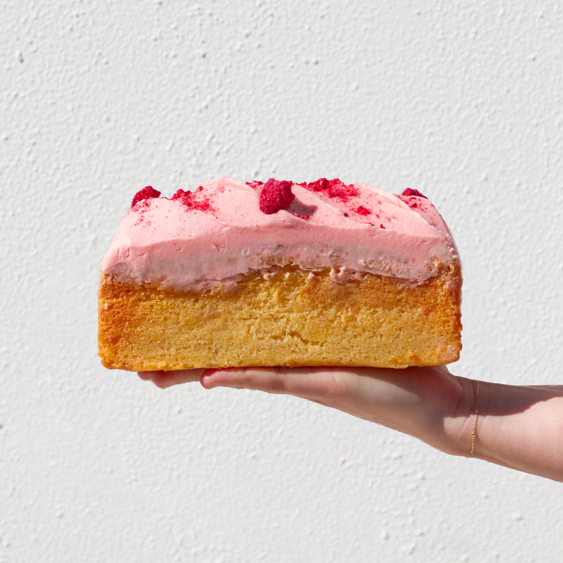 Raspberry Butter Cake Bar