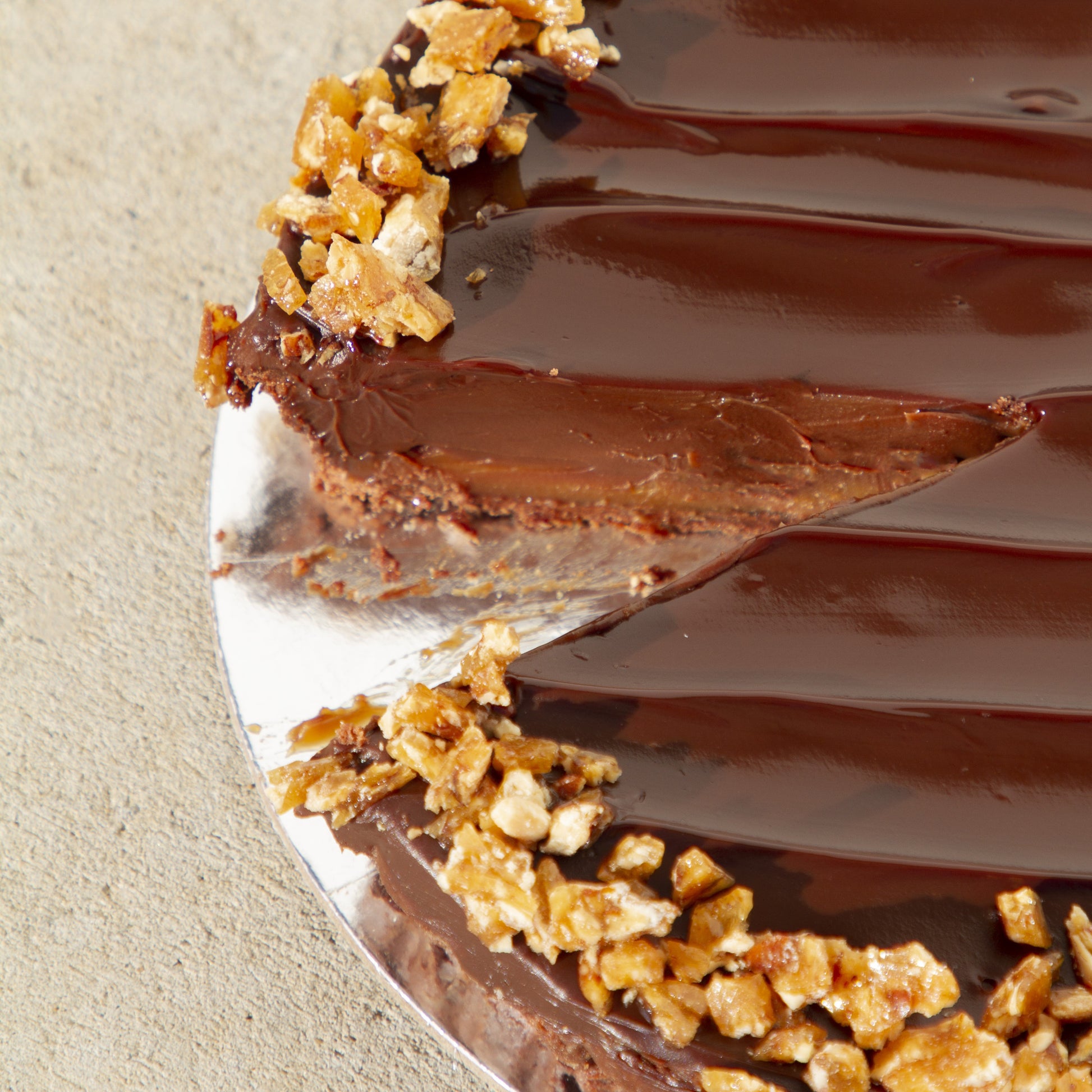 Salted Caramel Chocolate Tart
