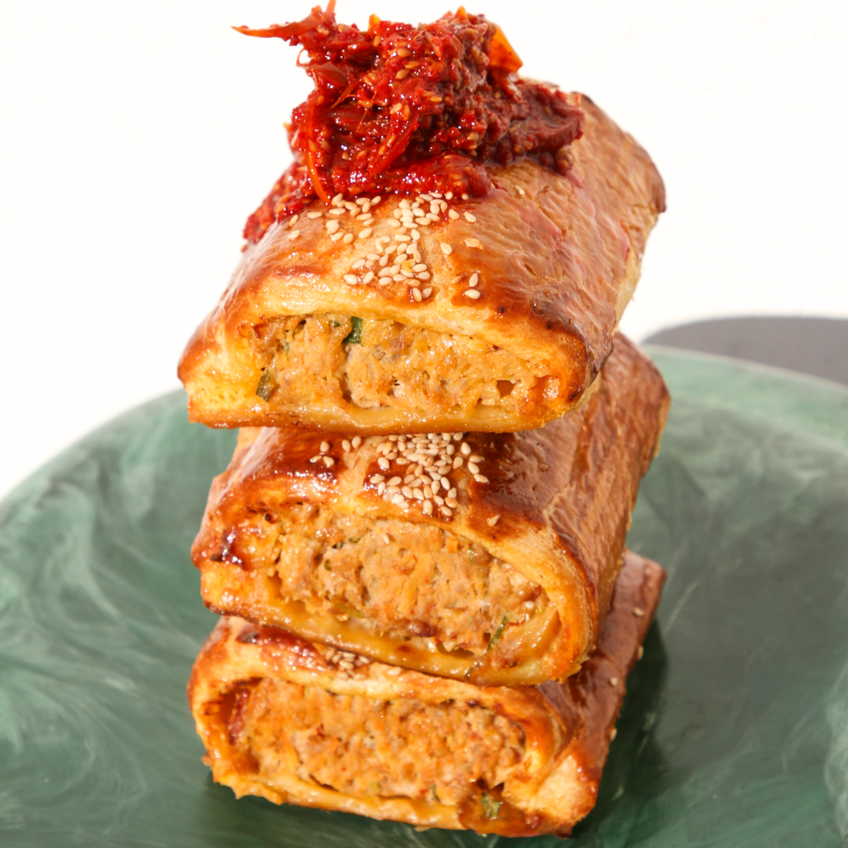 Asian Dumpling-Inspired Pork Sausage Roll (A collaboration with Supernormal)