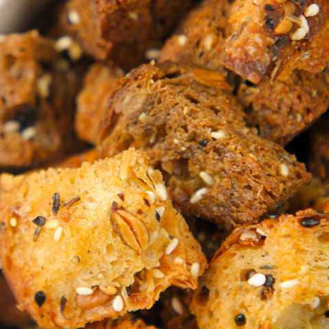 Spiced Seeded Croutons