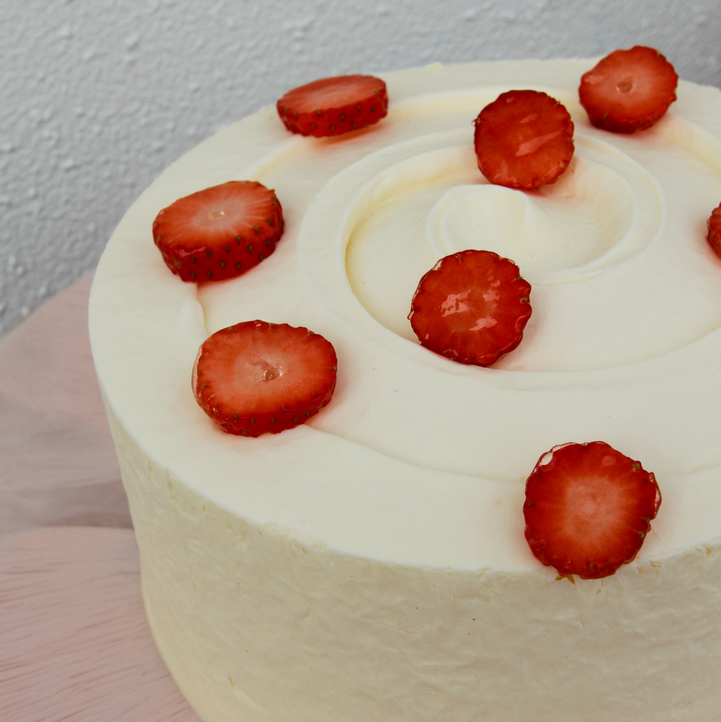 Strawberry Cream Cake