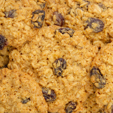 Chewy Sultana and Oat Cookies