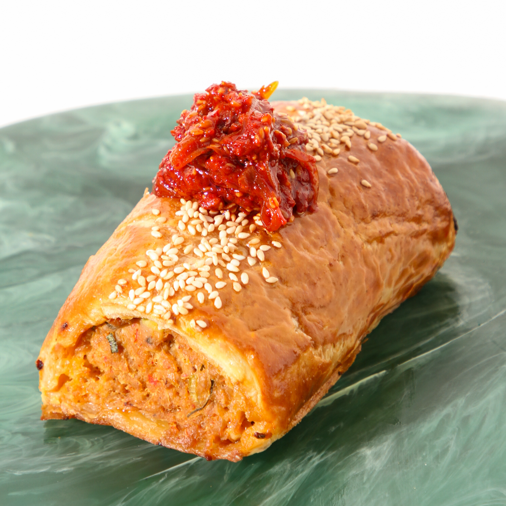 Asian Dumpling-Inspired Pork Sausage Roll (A collaboration with Supernormal)
