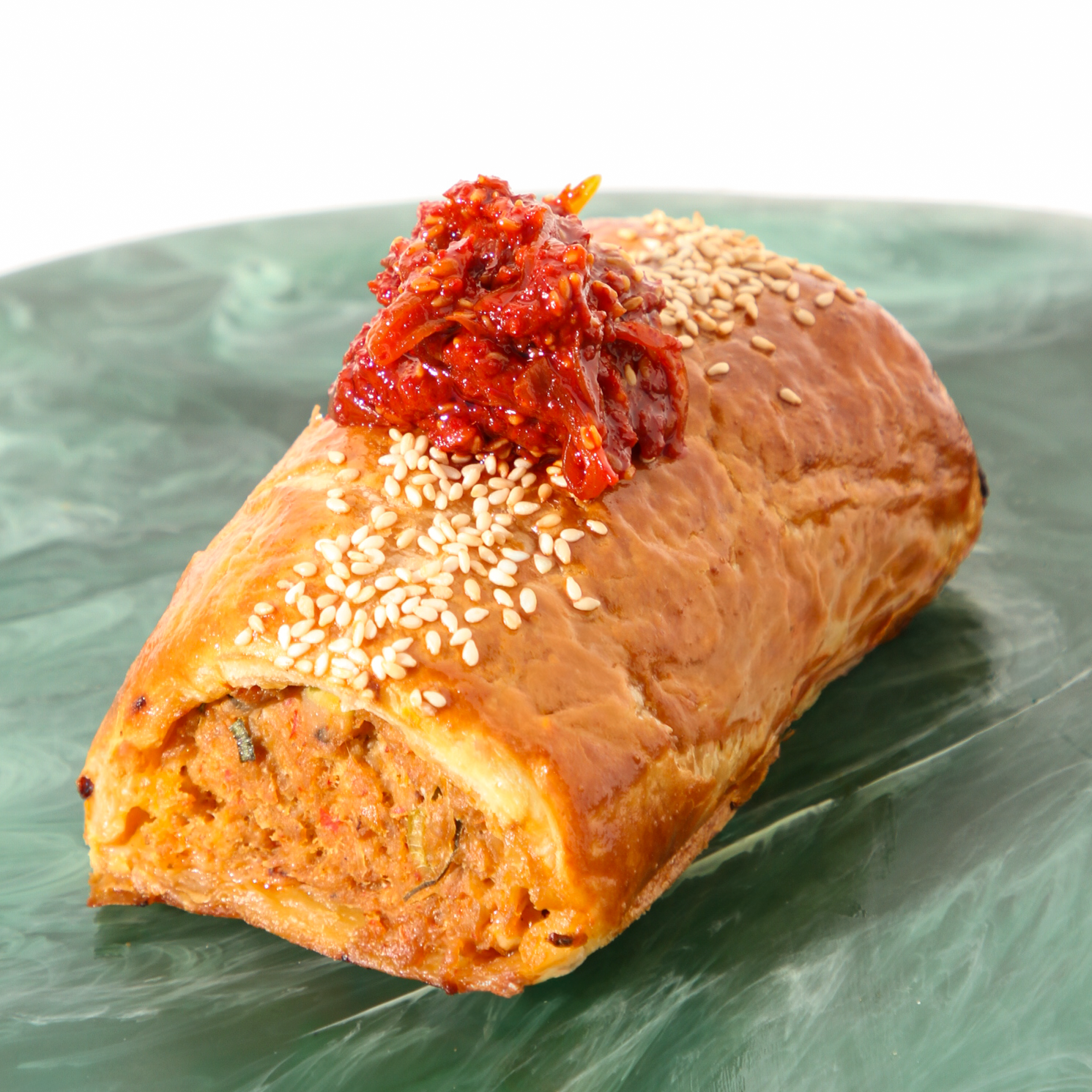 Asian Dumpling-Inspired Pork Sausage Roll (A collaboration with Supernormal)