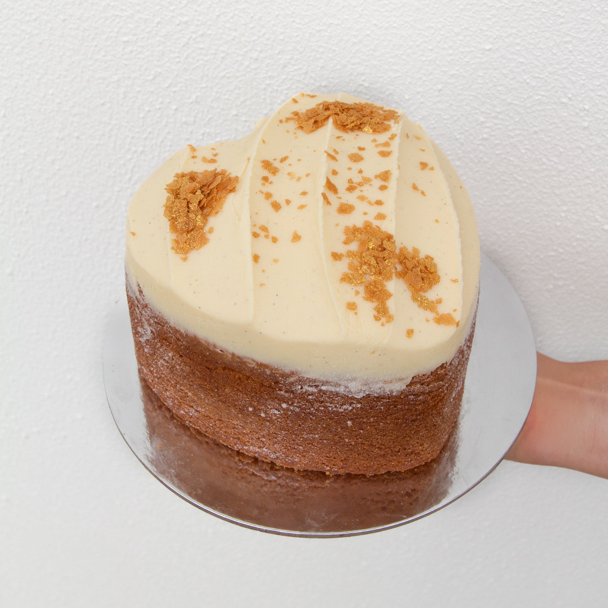 Vanilla Butter Cake Heart